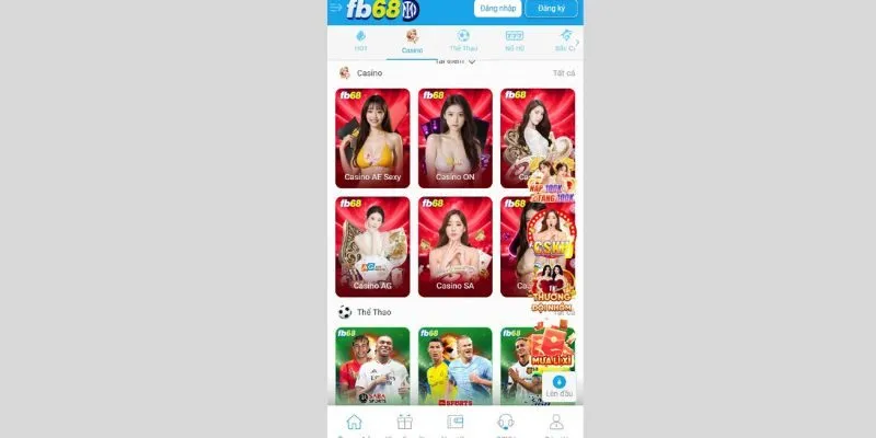 Nhà cái triển khai hình thức casino trực tuyến hấp dẫn